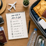 ۷ نکته مهم قبل از سفر که باید حتماً بررسی کنید | چک‌لیست سفر